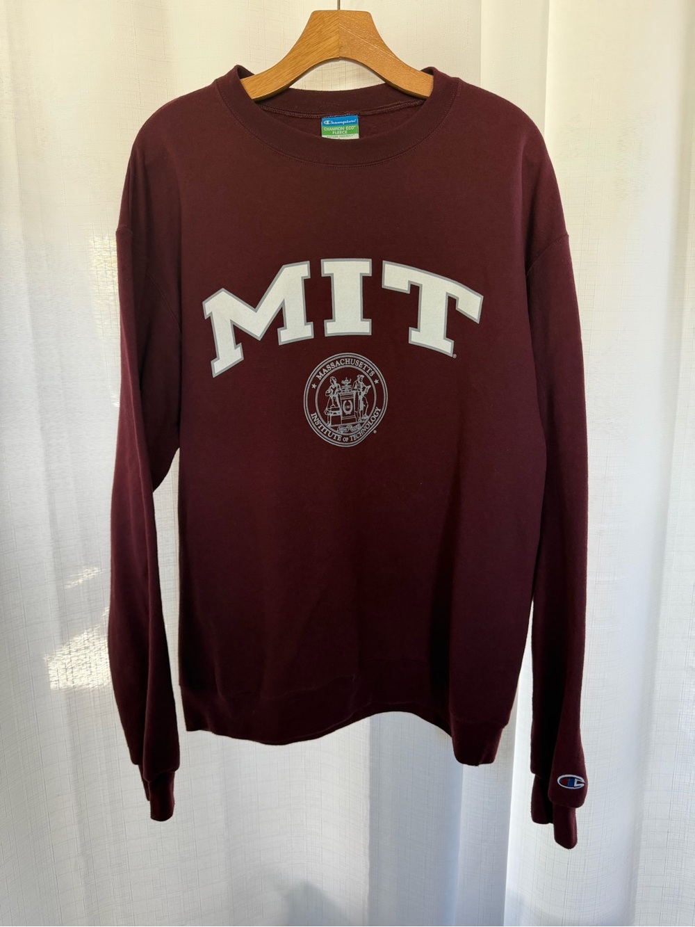 Champion MIT Massachusetts Institute of Technology Crewneck Sweatshirt Size L Ma